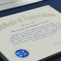 Certificate of Appreciation
